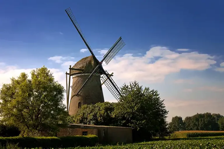 Windmühle an der Niederrheinroute